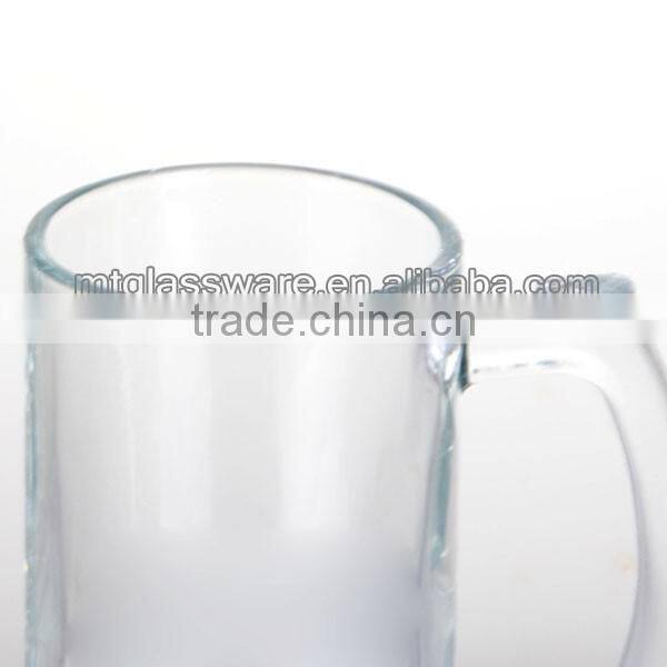 Mintao KB6307 clear machine made cheap square beer glass