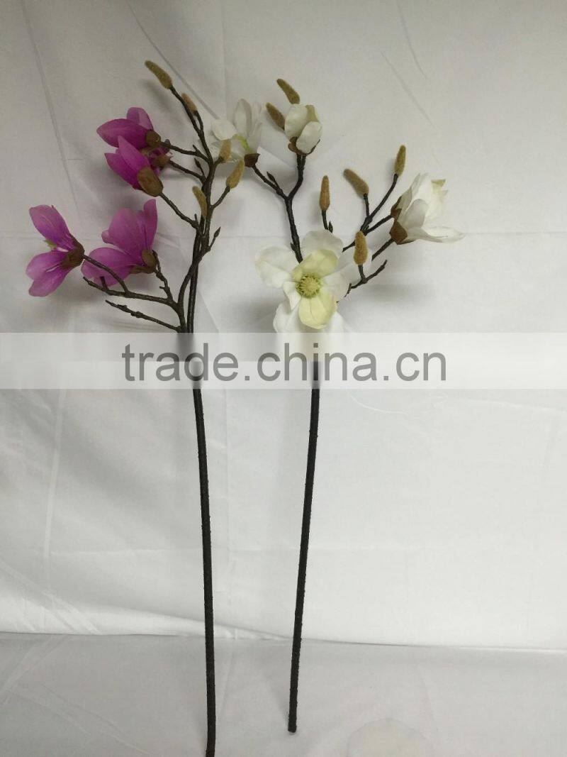 High quality artificial magnolia flowers for export