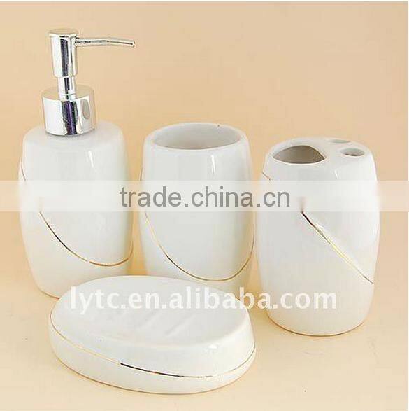 factory direct wholesale ceramic bath accessory set