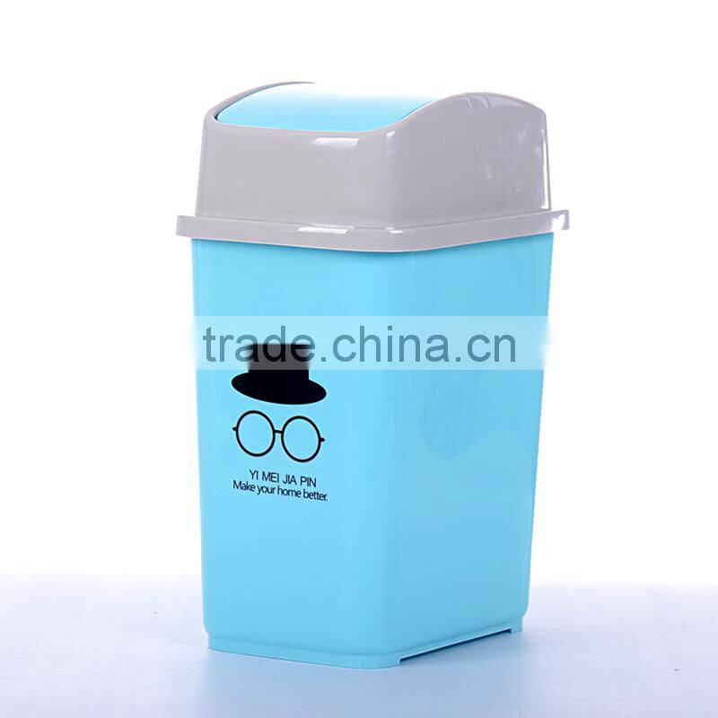 emc plastic trash cans with cover, indoor plastic waste bins with cover