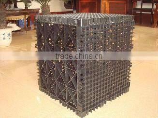 500mmx500mmx30mm Interlocking Plastic Drainage Cell for Roof Garden