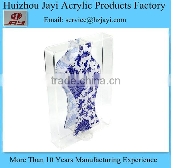 China manufacturer wholesale clear plexiglass tall flower vase