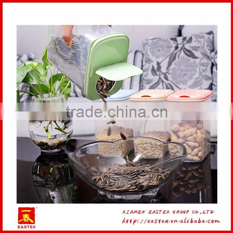 Flip-open cover food crisper plastic crisper