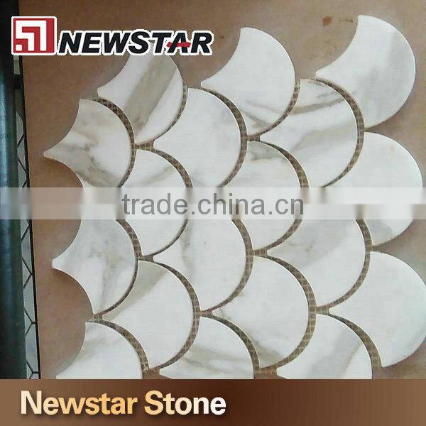 Chinese irregular marble mosaic tile