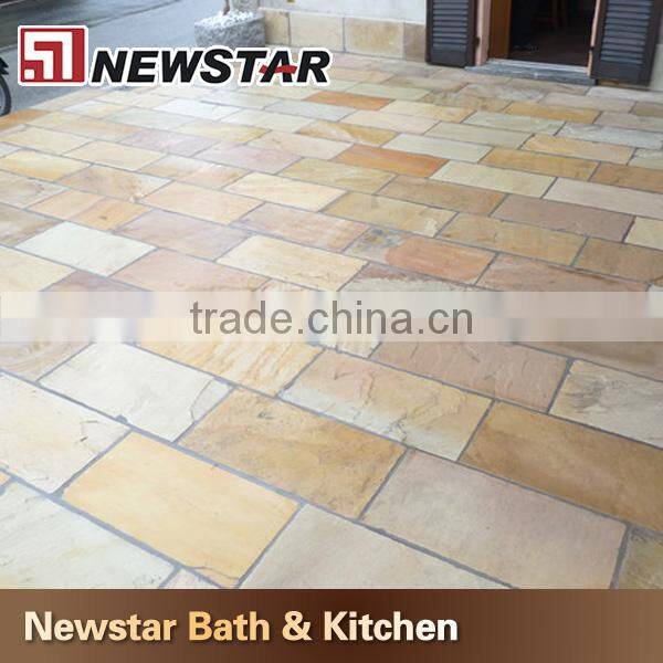 Newstar honed cheap sandstone outdoor tiles