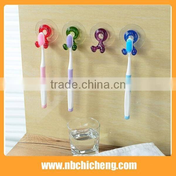 suction cup toothbrush holder single toothbrush holder plastic carton holder
