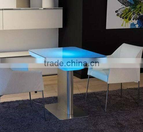 colorful led table/outdoor bar table/new led bar table