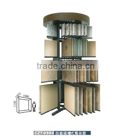 Pull Black MDF board Storage ceramic tile display
