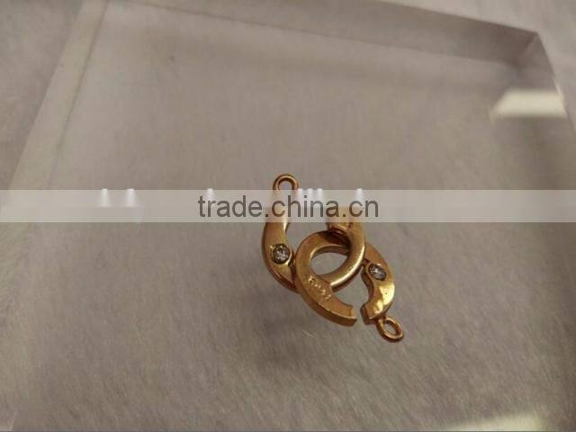 12 mm 14k yellow gold findings for necklace