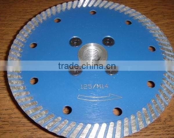 125mm Turbo Circular Saw Blade with Flank Guangjing Diamond Cutting Disc