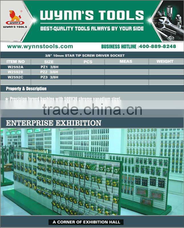 3/8" 10mm STAR TIP SCREW DRIVER SOCKET