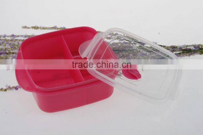 Plastic Lunch Box Storage Containers With Dividers For Kids