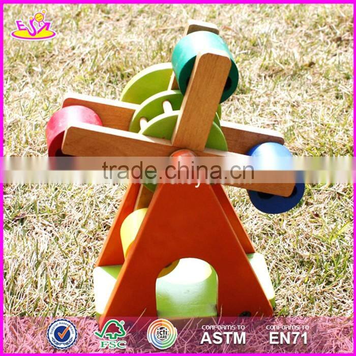 2016 new fashion kids wooden windmill toy,popular wooden windmill toy,best sale wooden windmill toy W12D044