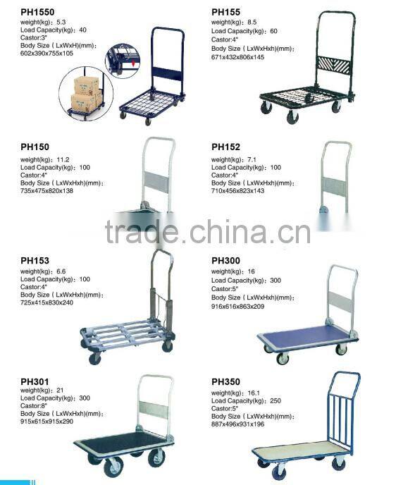 Aluminium platform handtrolley PH153