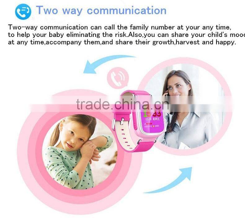 2017 original factory price Q60 Kid Smart Watch Phone SOS Anti-lost Tracker Children Wristwatch GPS Bluetooth watch