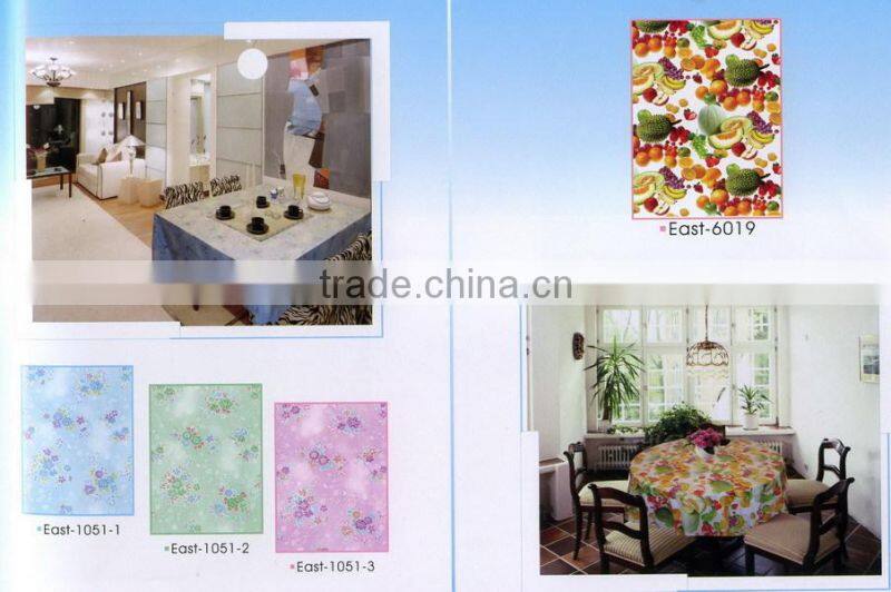 2016 NEW Style Designed HOT SELL Fashion Printed PVC table cover cloth