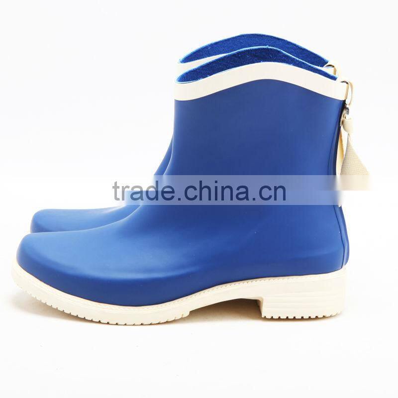 ankle women fashion rubber rain boots