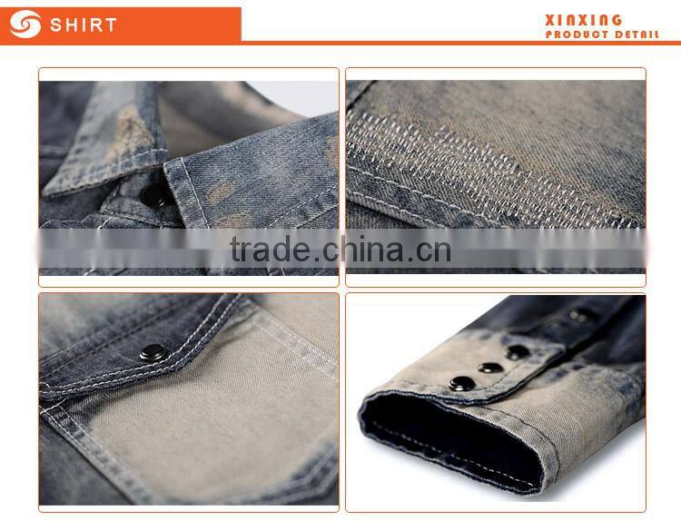 Hot sale Heavy Duty Cotton Jeans Shirt for Men