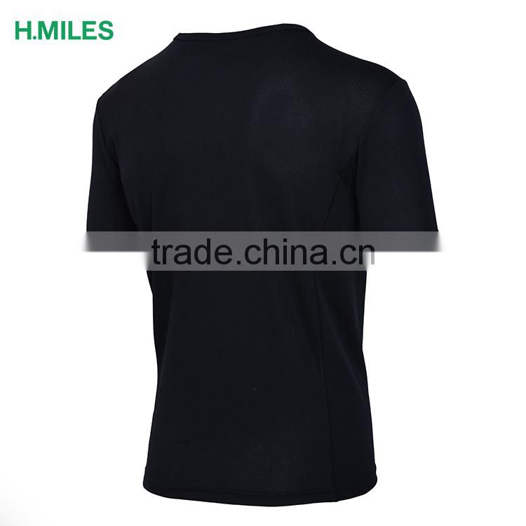 Custom sublimation gym fitness 100% polyester dry fit running shirts/t-shirt