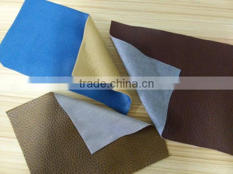 very cheap price of PVC artificial leather stocklots for sofa,furniture and bag usage