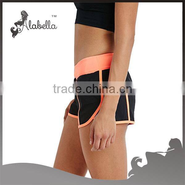 Colorblock Woven Running Shorts of fitness&yoga wear shorts