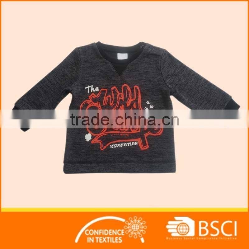 New Style Boutique Letter Printed Soft Baby Sweatshirt