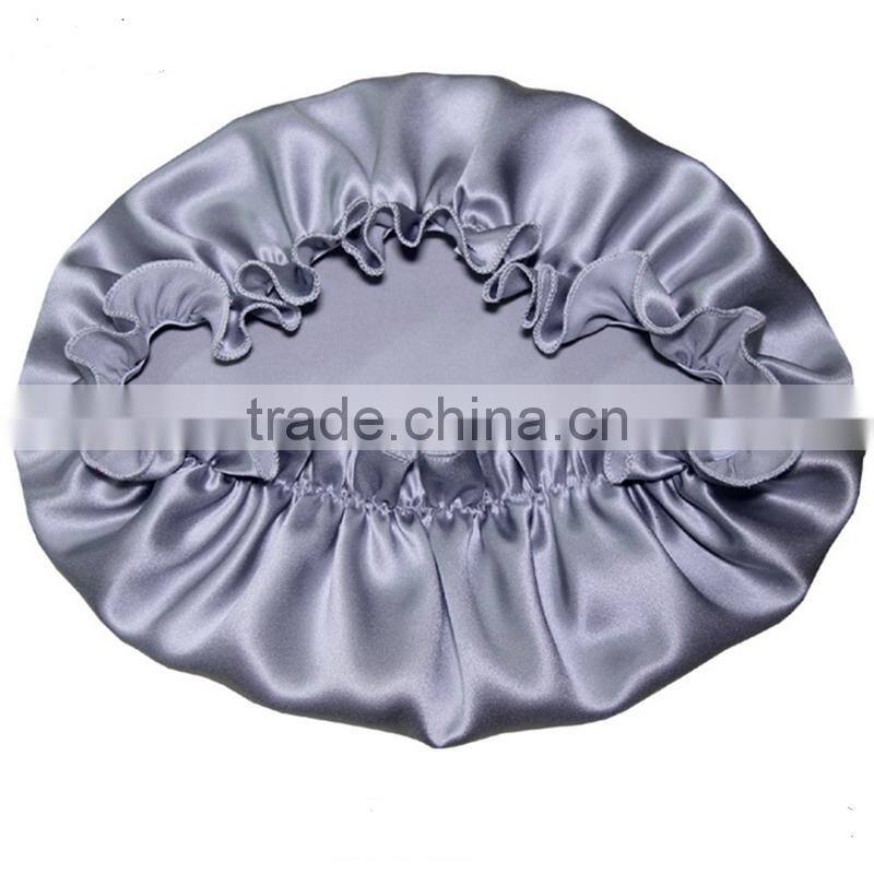 wholesale high quality 100% pure silk sleep hat nightcap real silk skin care environmental protection safety sleeping cap