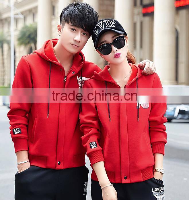 Customized Spring Autumn Casual Fleece tracksuit Wholesale tracksuits for couple cheap Custom tracksuit