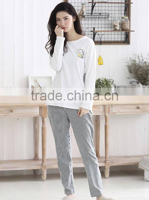 2016 latest women pajamas 100%cotton pajamas custom pajamas for women