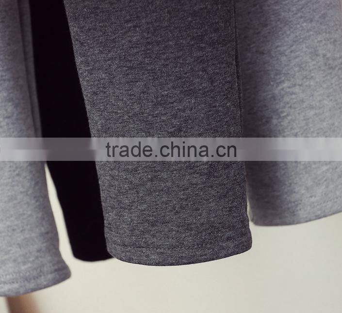 Fashionable skinny sports pants Pop style CVC80/20 cotton wholesale plain printed cheaper customized pants