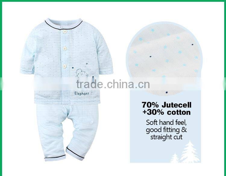 Hot selling full sleeve funny carter children clothing set with lowest price