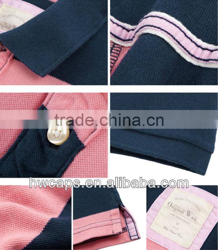 Zebra-stripe polo t shirt manufacturer