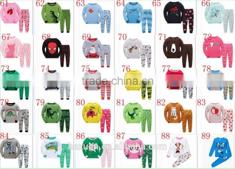 Wholesale Kids Winter Pajama 2 Pcs Set Long Sleeve Childrens26