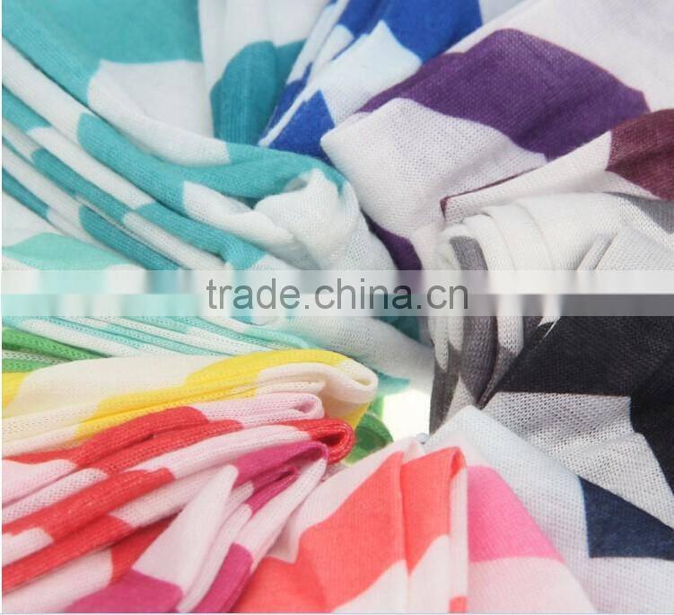 Wholesale Chevron Jersey Infinity Scarf