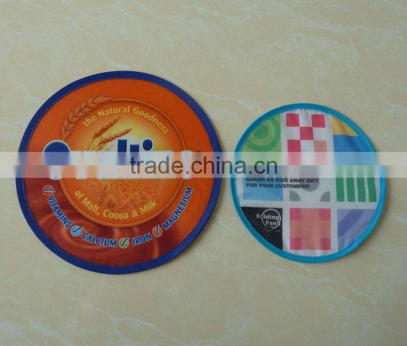 2014 promotional children's foldable nylon frisbee