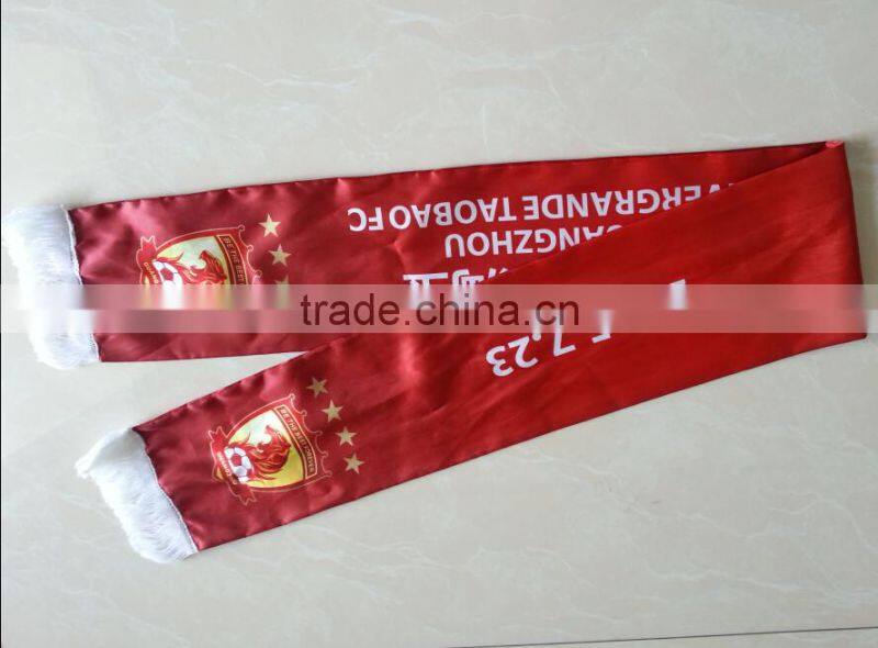 satin custom design scarf