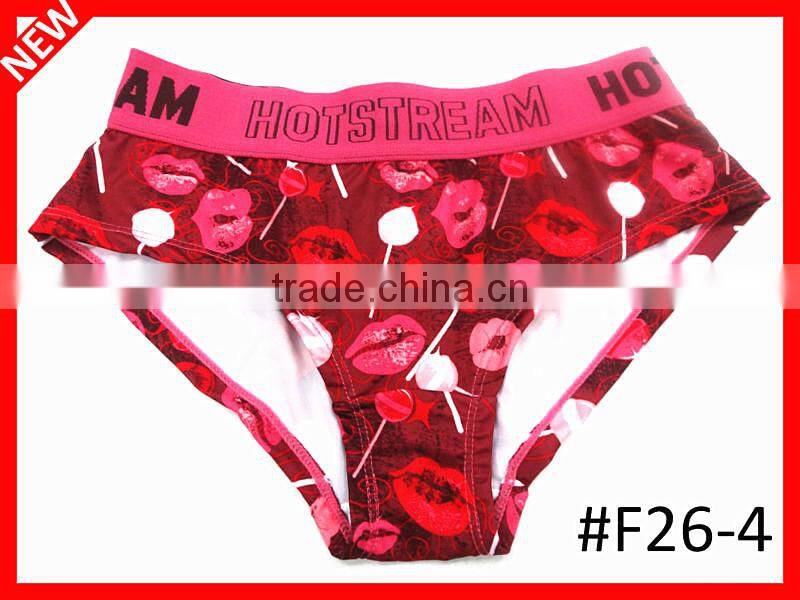 Lovely girls fancy print Shorty, European new style girls panties