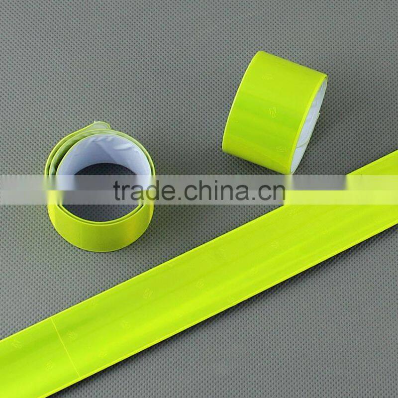 Wholesale reflective adjustable safety slap band