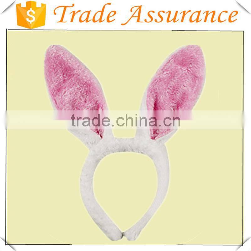 Promotion Cut big ear rabbit feather easter headband
