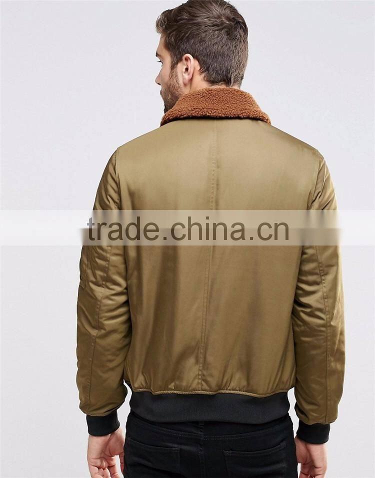 Shandao OEM custom warm winter long sleeve men korean fur coat