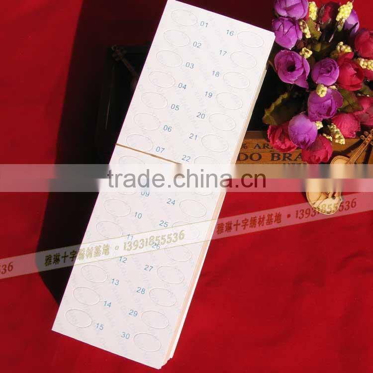 Wholesale threading board with 30 holes of cross stitch accessories