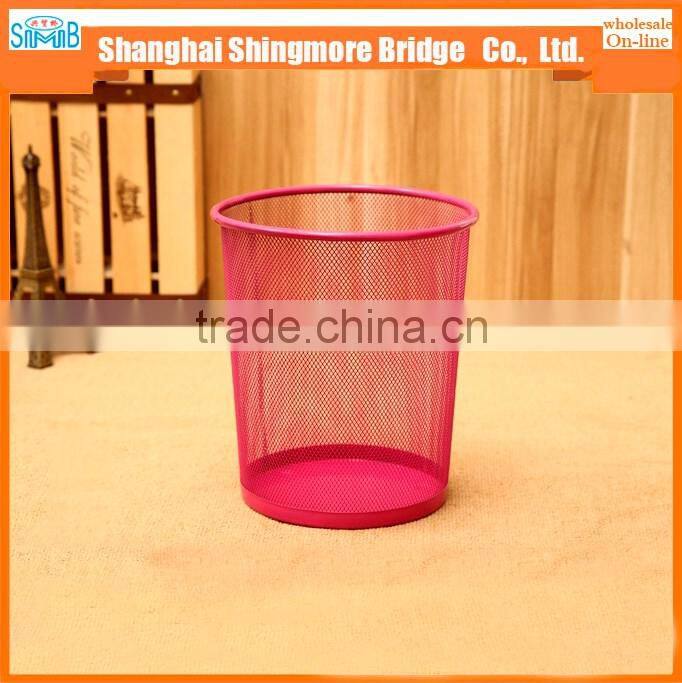 alibaba china hot sales good quality mental net trash basket for office