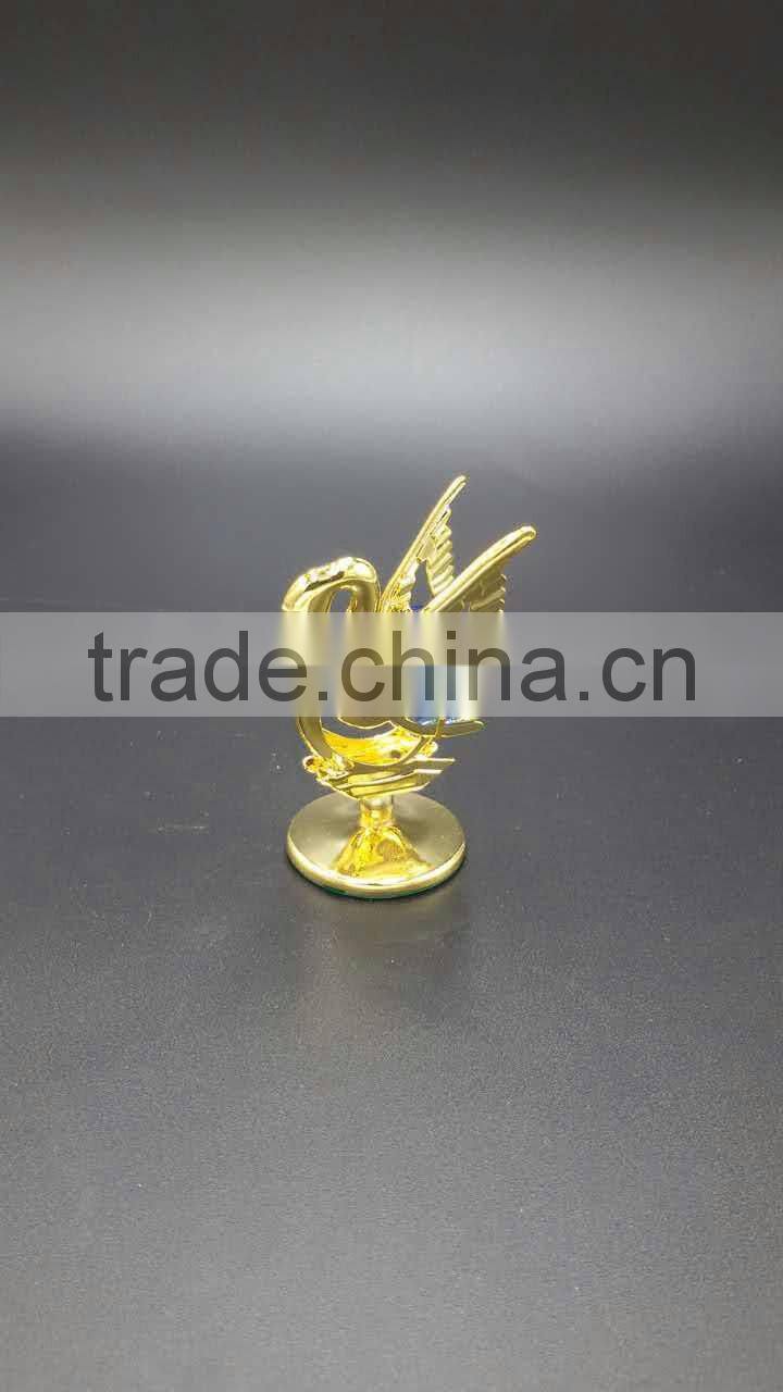 swan golden plated gift