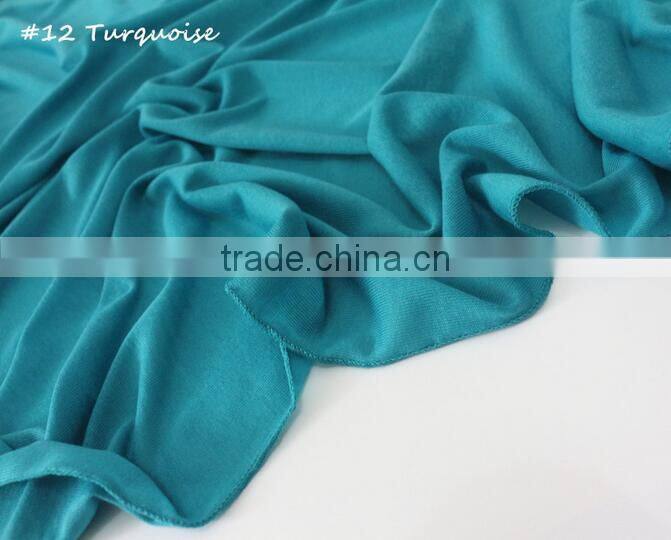 hot sale solid color Muslim woman hijab scarf lady fashion soft jersey scarves