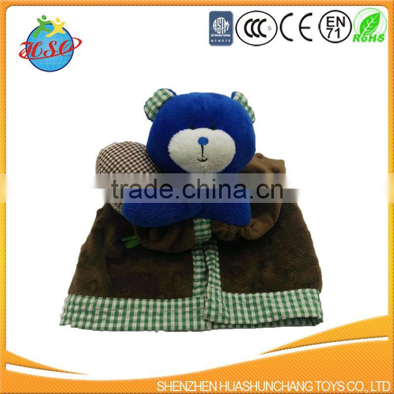 Bear Shaped Muslin Baby Comforter, Soft Toys for Toddlers, Baby Comforter Toy