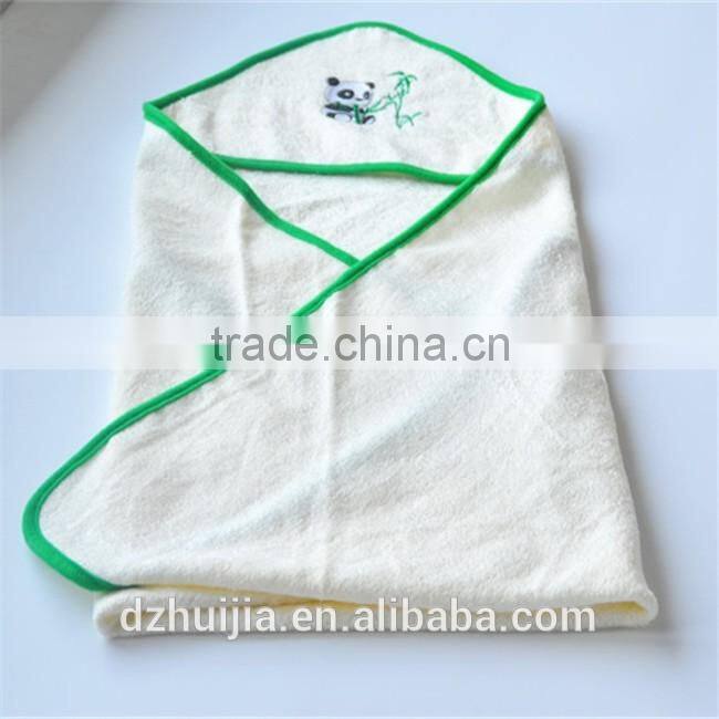 2016 China factory price good quality 100% bamboo baby hooded bath towel blanket
