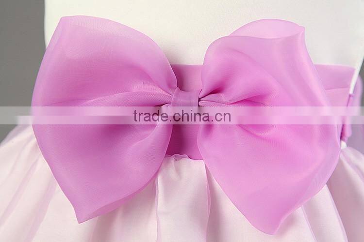 Butterfly tie kids lavender crochet dress girl wedding dress