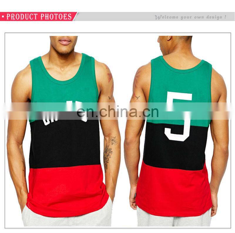 Custom Men's Colors of the Season Tank Top Cotton Cool Ringer Vest