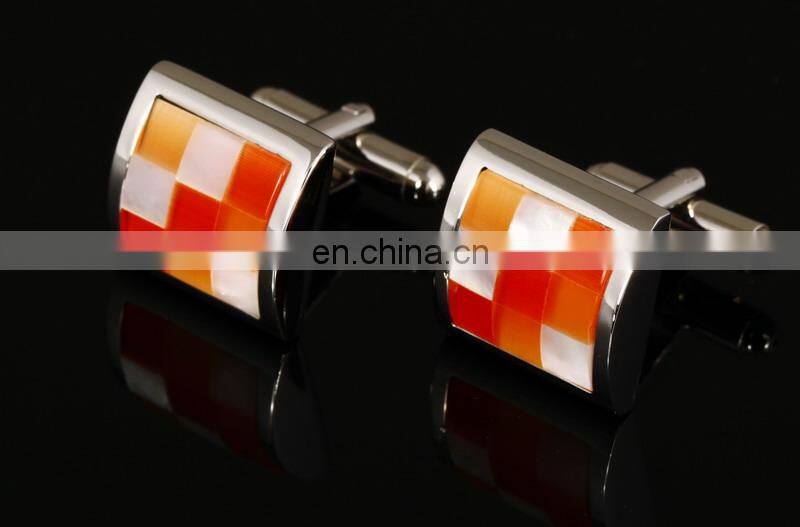high quality mosaic mother of pearl cufflinks cats eyes cufflinks free shipping