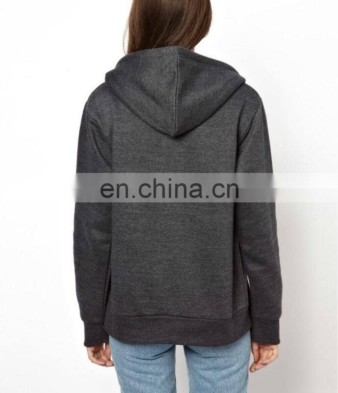 CHEFON Lady Fashion Custom Zip Hoodie in Jersey Marl CAH0010